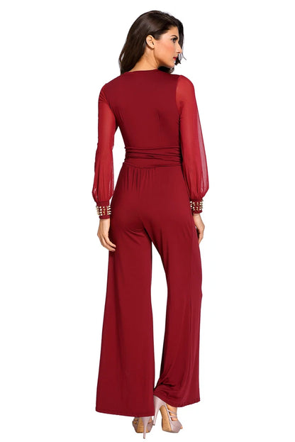 Premium Women’s Slim-Fit Fashion Jumpsuit – Elegant One-Piece Printed Bodycon Romper – High-Stretch Casual & Party Wear Long Jumpsuit