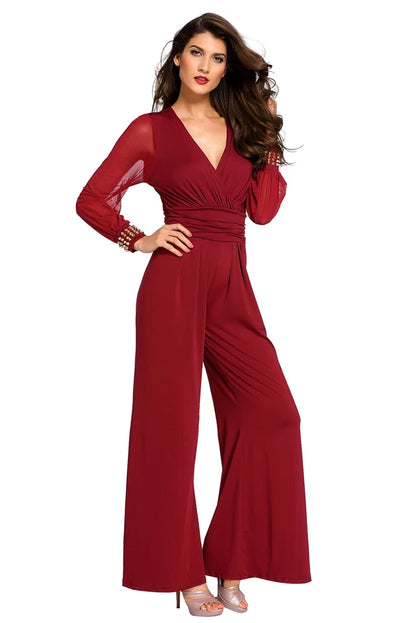 Premium Women’s Slim-Fit Fashion Jumpsuit – Elegant One-Piece Printed Bodycon Romper – High-Stretch Casual & Party Wear Long Jumpsuit
